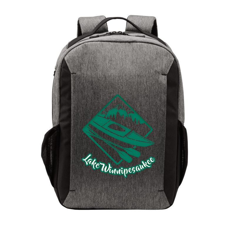 New Hampshire Vacation Lake Winnipesaukee Kayak Kayaking Gift Vector Backpack