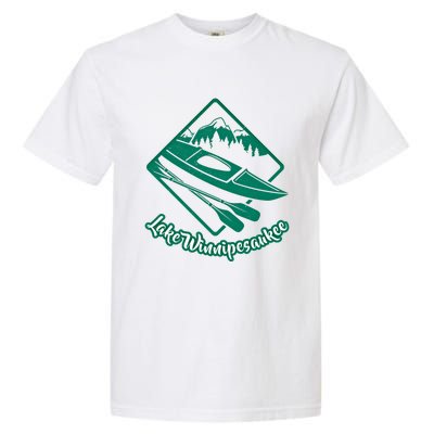 New Hampshire Vacation Lake Winnipesaukee Kayak Kayaking Gift Garment-Dyed Heavyweight T-Shirt