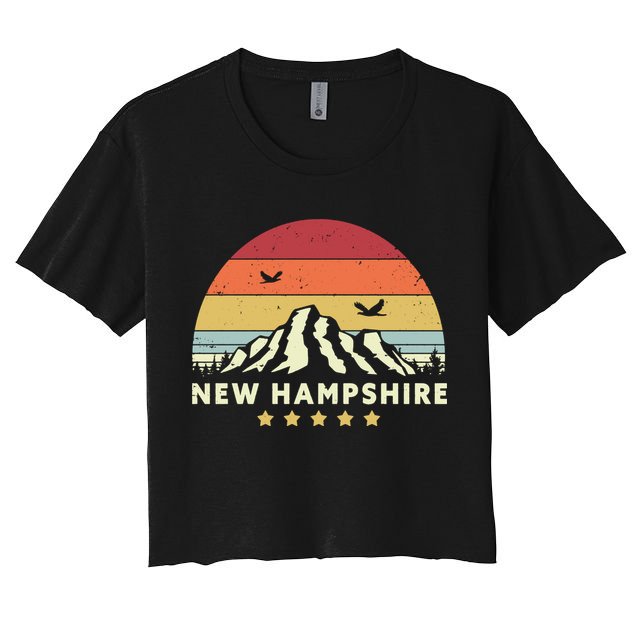 New Hampshire Vintage Women's Crop Top Tee