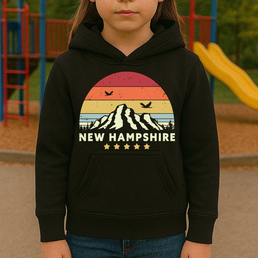 New Hampshire Vintage Kids Hoodie