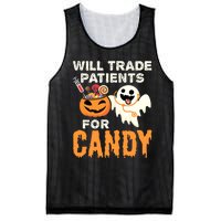 Nurse Halloween Will Trade Patients For Candy Vintage Mesh Reversible Basketball Jersey Tank