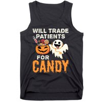 Nurse Halloween Will Trade Patients For Candy Vintage Tank Top