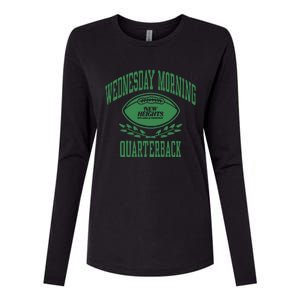 New Heights Wednesday Morning Quarterback Womens Cotton Relaxed Long Sleeve T-Shirt