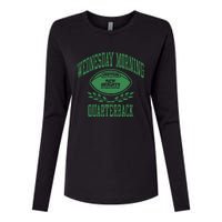 New Heights Wednesday Morning Quarterback Womens Cotton Relaxed Long Sleeve T-Shirt