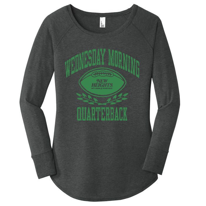 New Heights Wednesday Morning Quarterback Women's Perfect Tri Tunic Long Sleeve Shirt