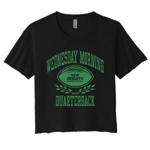 New Heights Wednesday Morning Quarterback Women's Crop Top Tee