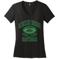 New Heights Wednesday Morning Quarterback Women's V-Neck T-Shirt