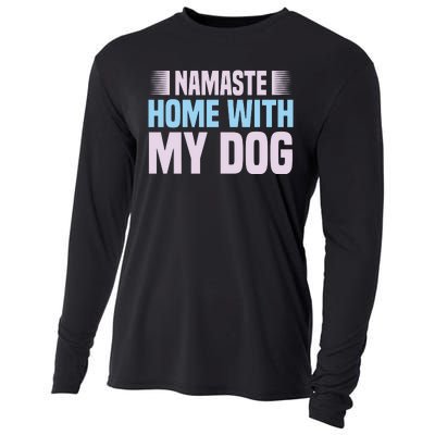 Namaste Home With My Dog Cooling Performance Long Sleeve Crew