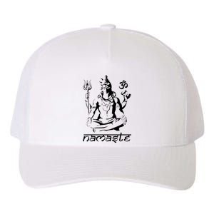 Namaste Hands Yoga Shiva Drawing Cool Meditation Namaste Yupoong Adult 5-Panel Trucker Hat