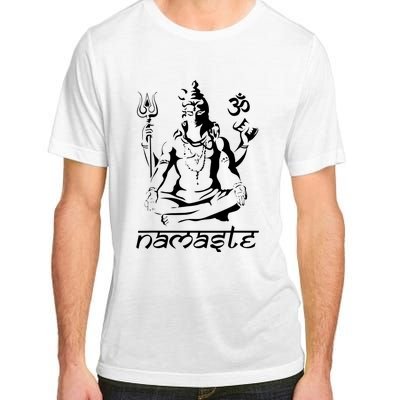 Namaste Hands Yoga Shiva Drawing Cool Meditation Namaste Adult ChromaSoft Performance T-Shirt