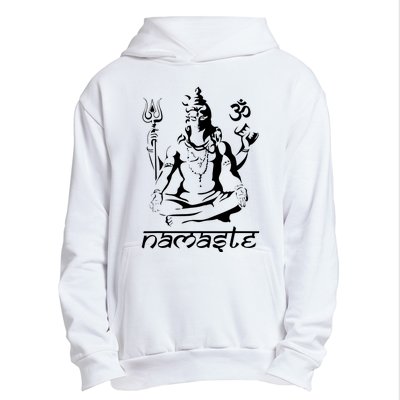 Namaste Hands Yoga Shiva Drawing Cool Meditation Namaste Urban Pullover Hoodie