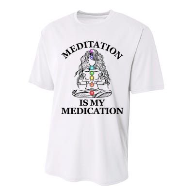 Namaste Hands Yoga Shiva Drawing Cool Meditation Namaste Performance Sprint T-Shirt