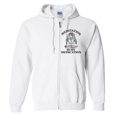 Namaste Hands Yoga Shiva Drawing Cool Meditation Namaste Full Zip Hoodie