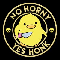 No Horny Yes Honk Funny Chick T-Shirt