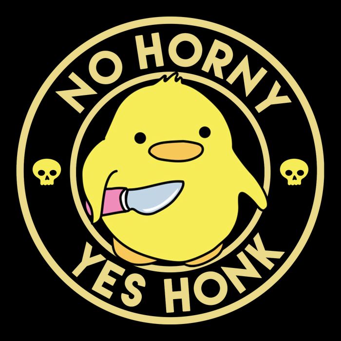 No Horny Yes Honk Funny Chick T-Shirt