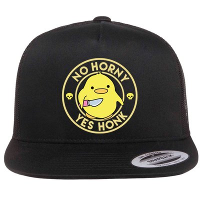 No Horny Yes Honk Funny Chick Flatbill Hat