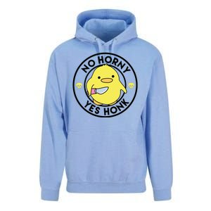 No Horny Yes Honk Funny Chick Unisex Surf Hoodie