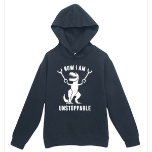 Now I Am Unstoppable Funny TRex Urban Pullover Hoodie