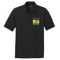 Now I am Unstoppable TRex Funny Dinosaur Retro Vintage PosiCharge RacerMesh Polo