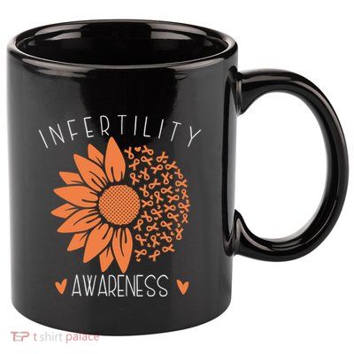 National Infertility Awareness Week Sunflower Gift 11oz C Handle Ceramic Mug