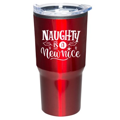 Naughty Is A New Nice Funny Christmas Holiday Tumbler