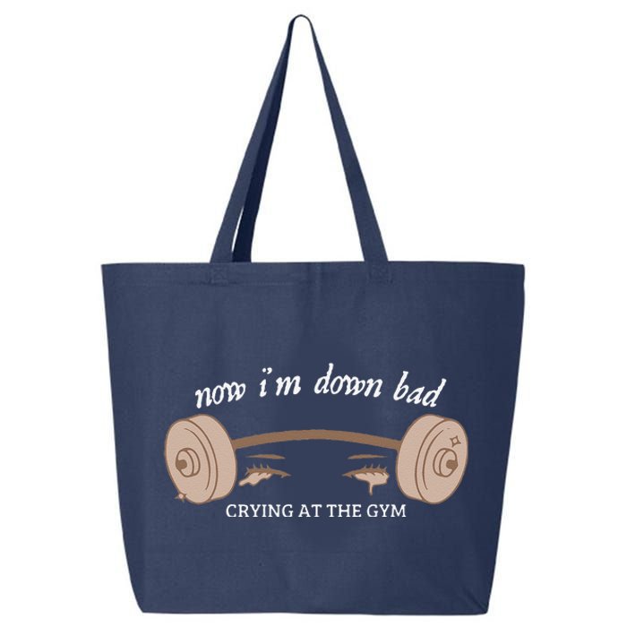 Now I Am Down Bad Crying At The Gym 25L Jumbo Tote