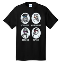 Ninja Italian Artist Renaissance Pop Art Teacher Parody Tall T-Shirt