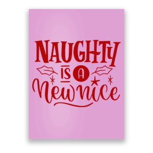 Naughty Is A New Nice Funny Holiday Gift Poster