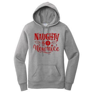 Naughty Is A New Nice Funny Holiday Gift Women's Pullover Hoodie