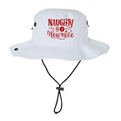 Naughty Is A New Nice Funny Holiday Gift Legacy Cool Fit Booney Bucket Hat