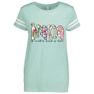 Nana Is Another Word Of Love Plus Size Shirts For Girl Mom Son Daughter Women Enza Ladies Jersey Football T-Shirt