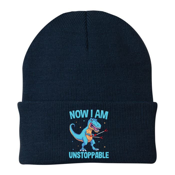 Now I Am Unstoppable Funny Trex Knit Cap Winter Beanie