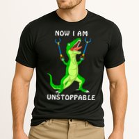 Now I Am Unstoppable Dinosaur Cooling Performance Crew T-Shirt