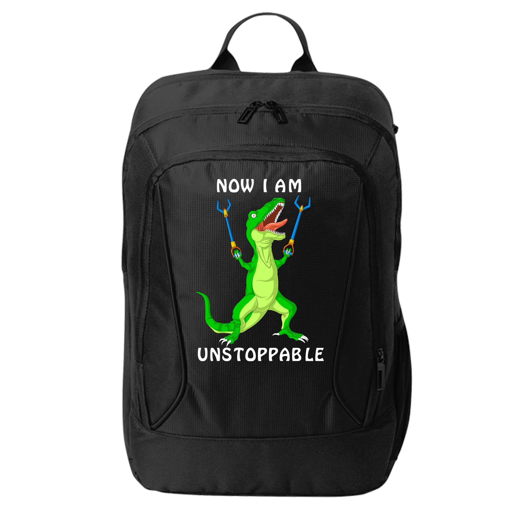 Now I Am Unstoppable Dinosaur City Backpack