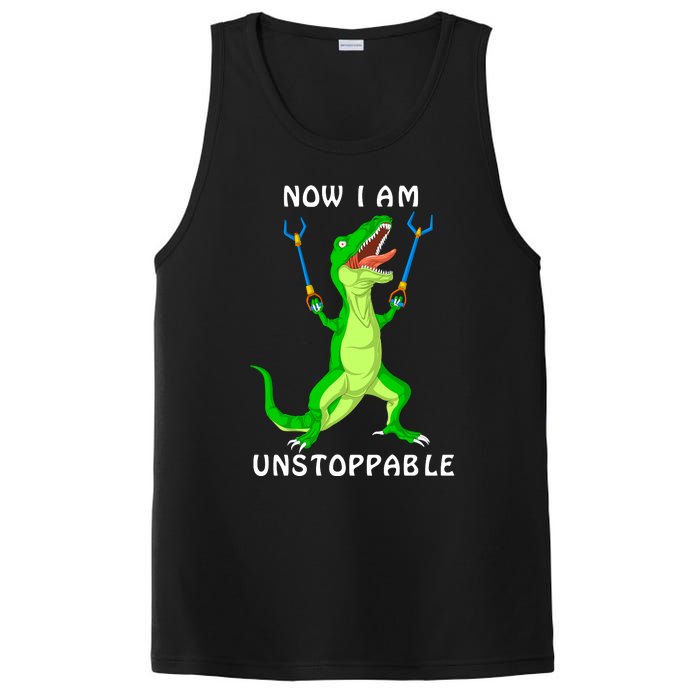 Now I Am Unstoppable Dinosaur PosiCharge Competitor Tank