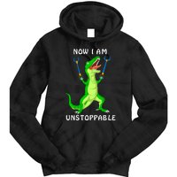 Now I Am Unstoppable Dinosaur Tie Dye Hoodie