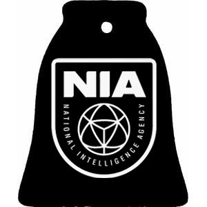 National Intelligence Agency Premium Ceramic Bell Ornament