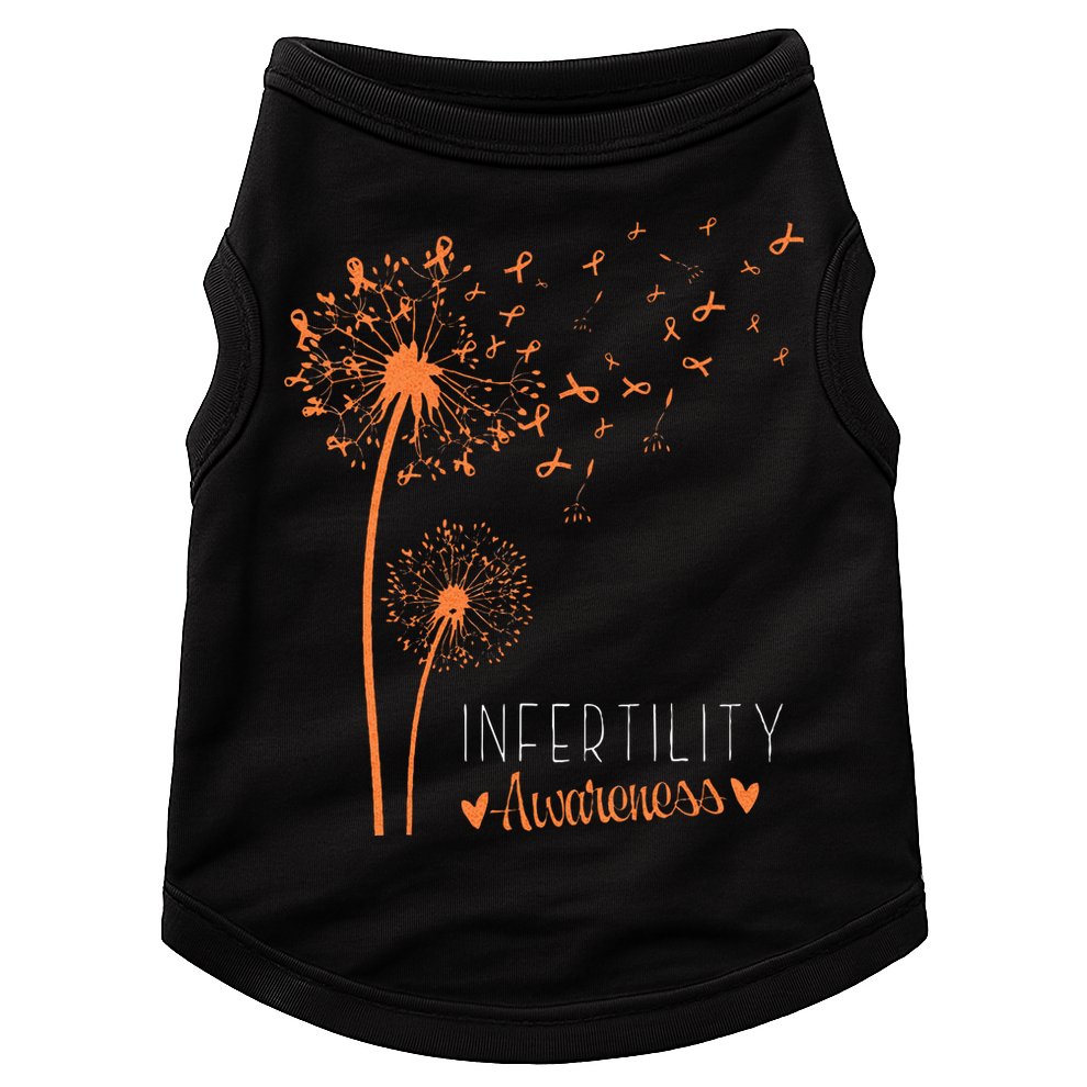 National Infertility Awareness Week Dandelion Doggie Tank