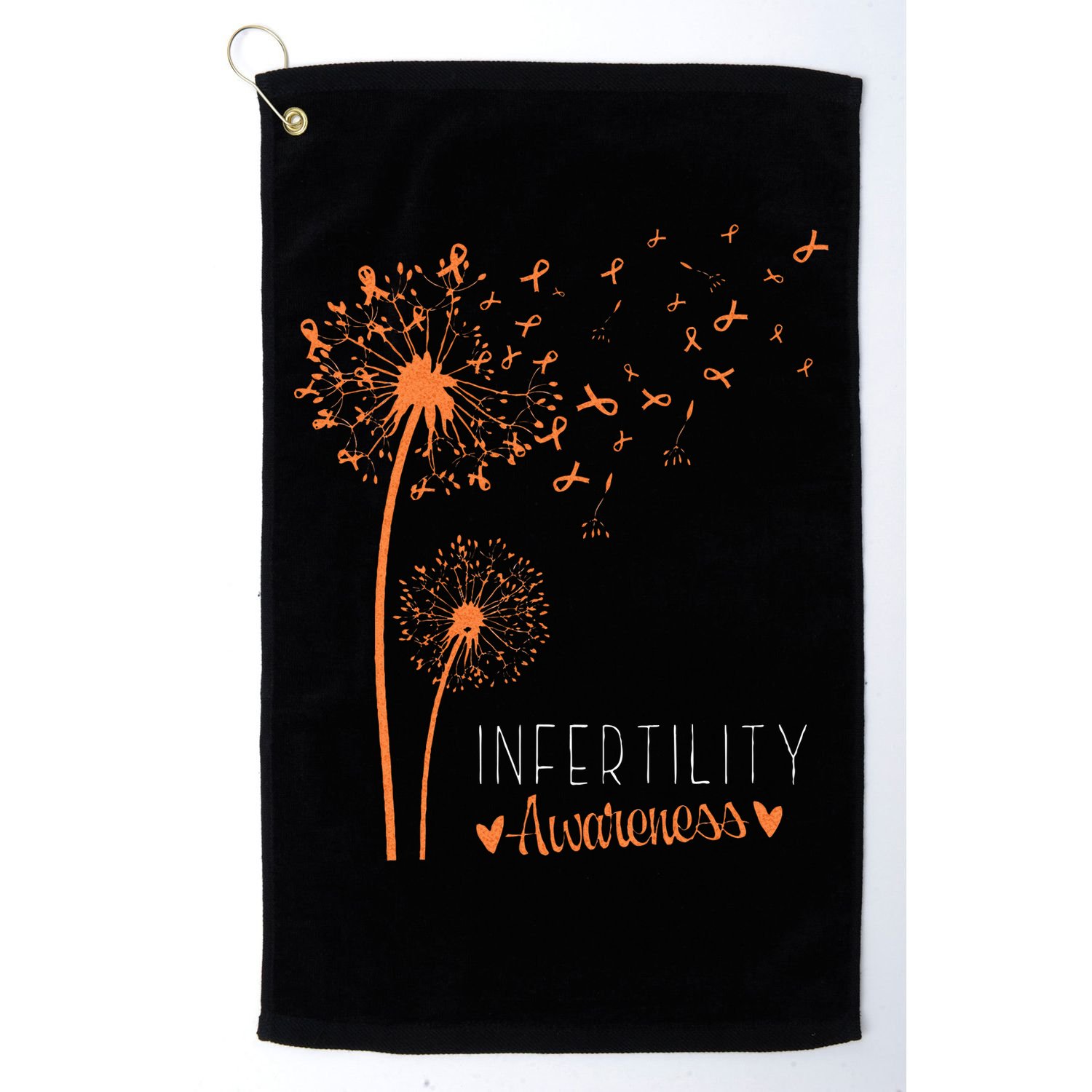 National Infertility Awareness Week Dandelion Golf Towel