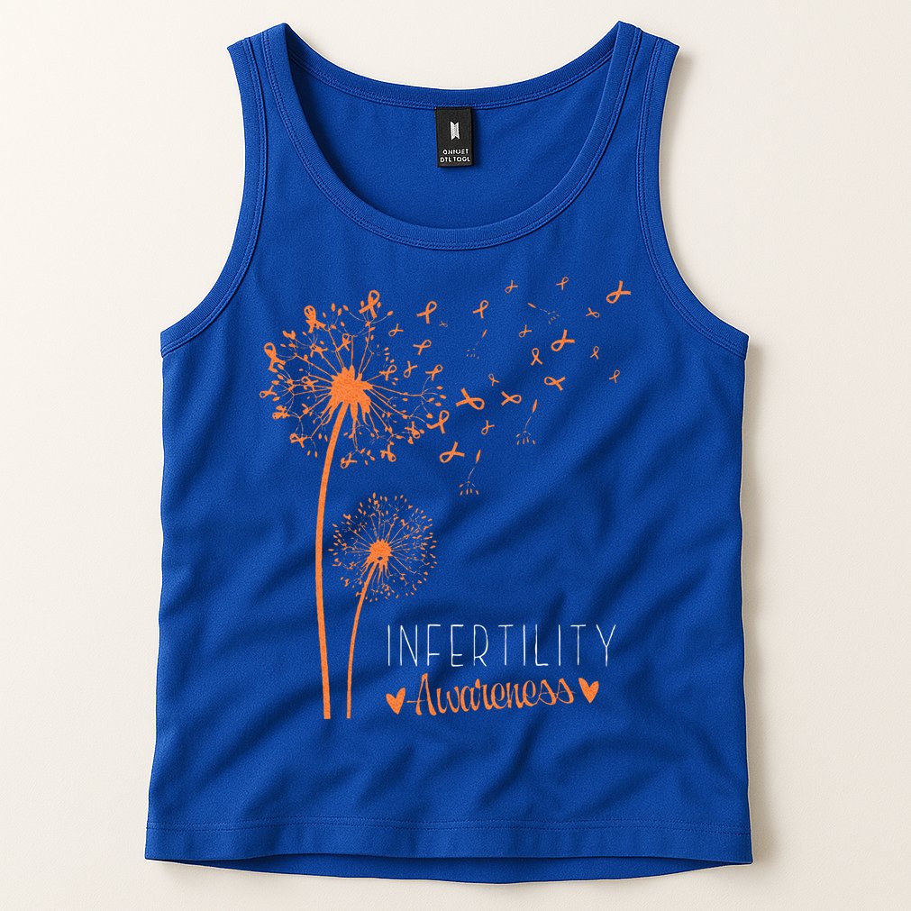 National Infertility Awareness Week Dandelion Tank Top