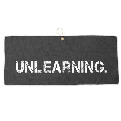 No Is A Complete Sentence. Large Microfiber Waffle Golf Towel