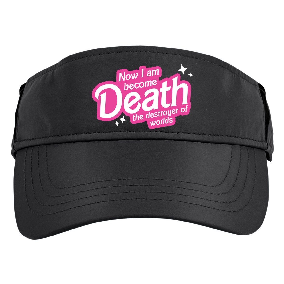 Now I Am Become Death The Destroyer Of Worlds Adult Drive Performance Visor