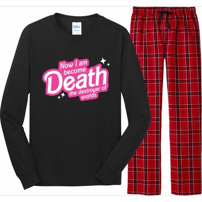 Now I Am Become Death The Destroyer Of Worlds Long Sleeve Pajama Set