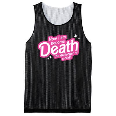 Now I Am Become Death The Destroyer Of Worlds Mesh Reversible Basketball Jersey Tank