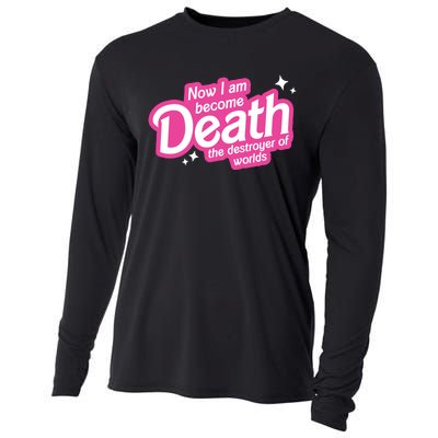 Now I Am Become Death The Destroyer Of Worlds Cooling Performance Long Sleeve Crew