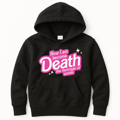 Now I Am Become Death The Destroyer Of Worlds Kids Hoodie