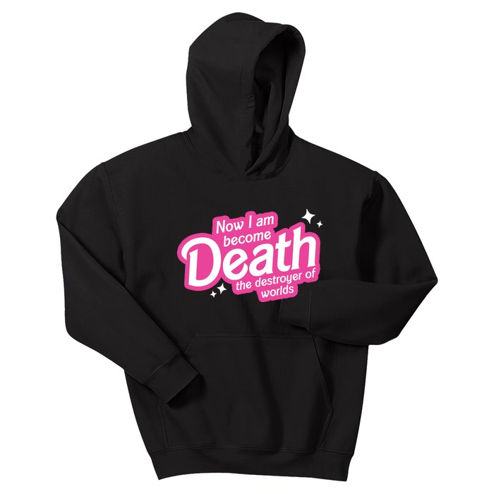 Now I Am Become Death The Destroyer Of Worlds Kids Hoodie