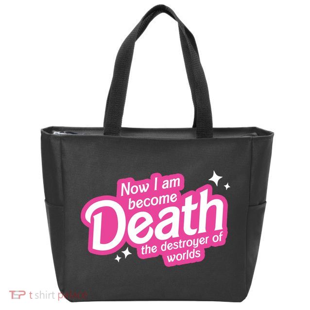 Now I Am Become Death The Destroyer Of Worlds Zip Tote Bag