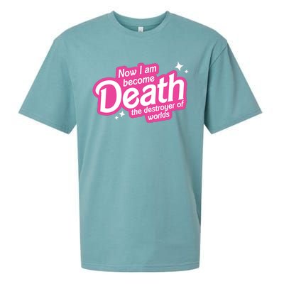 Now I Am Become Death The Destroyer Of Worlds Sueded Cloud Jersey T-Shirt