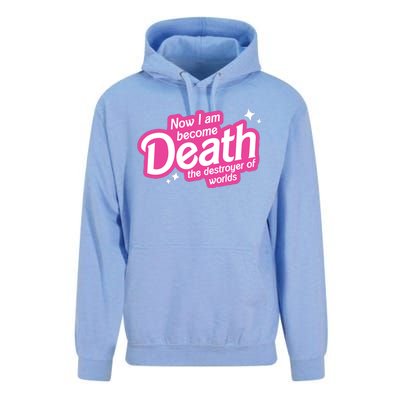 Now I Am Become Death The Destroyer Of Worlds Unisex Surf Hoodie